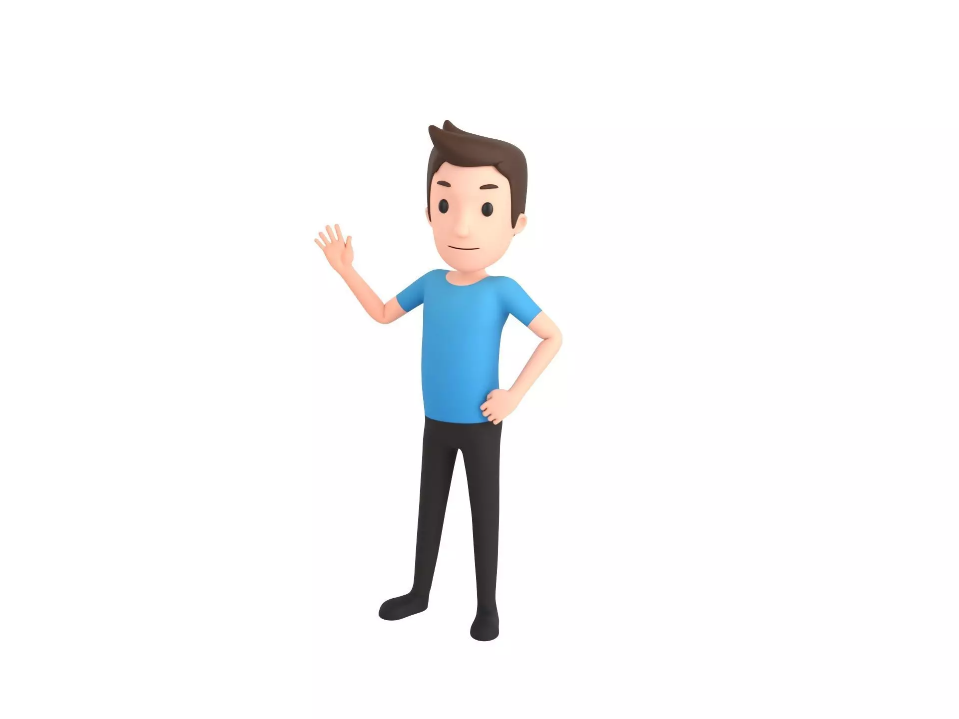 Character122 Rigged Man 3D model