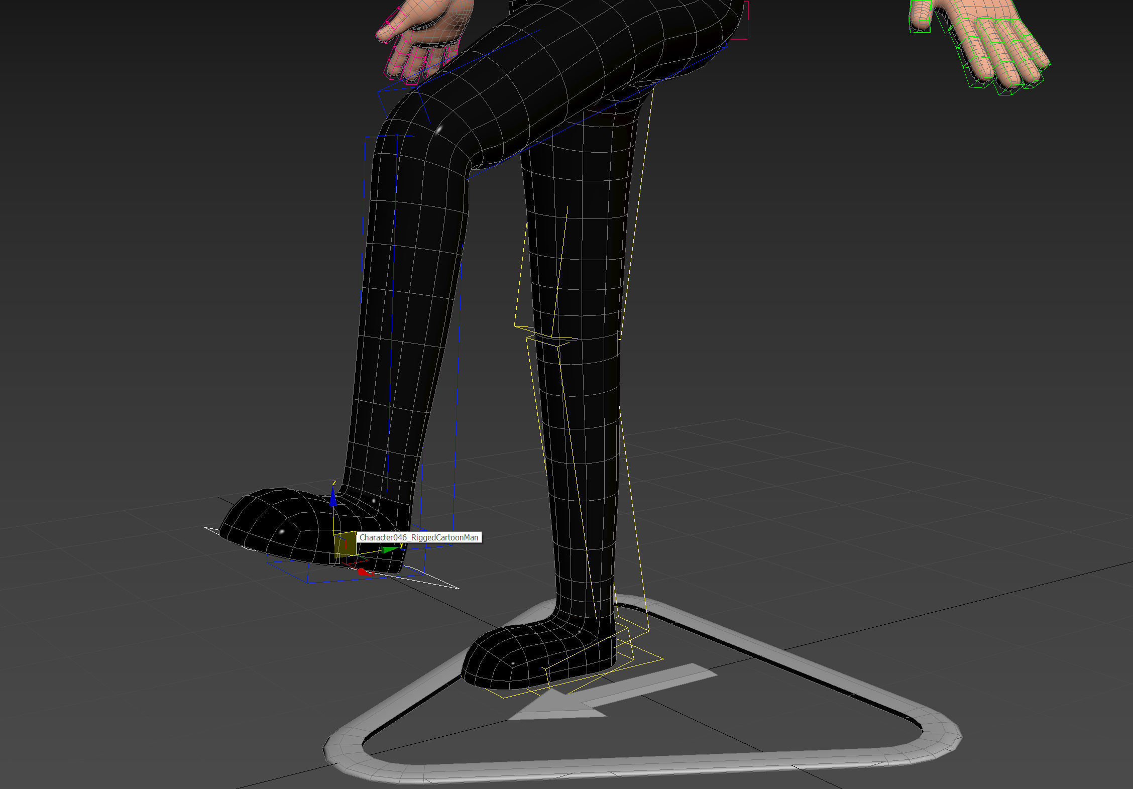 Character123 Rigged Robber 3D model_18