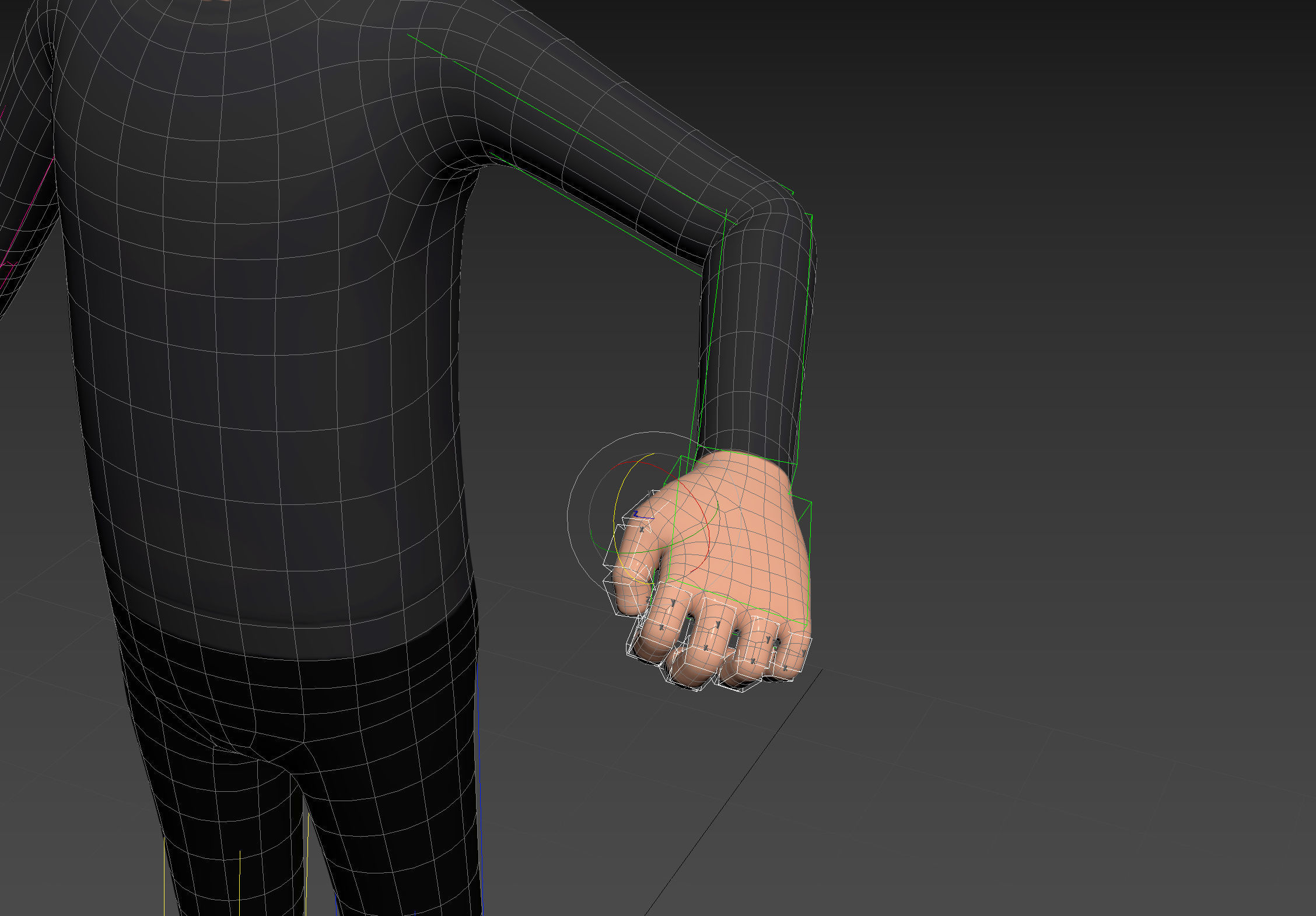 Character123 Rigged Robber 3D model_16