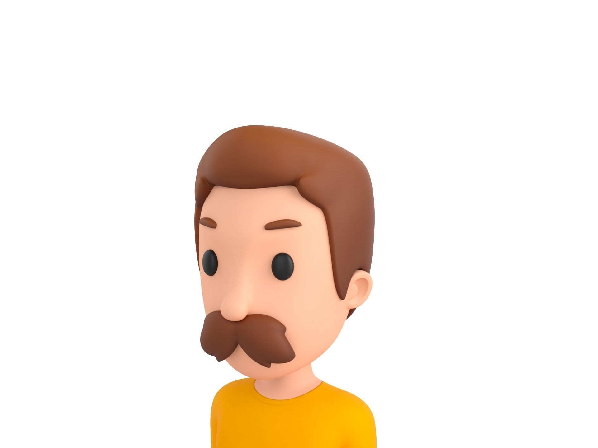 Character124 Rigged Man 3D model_8