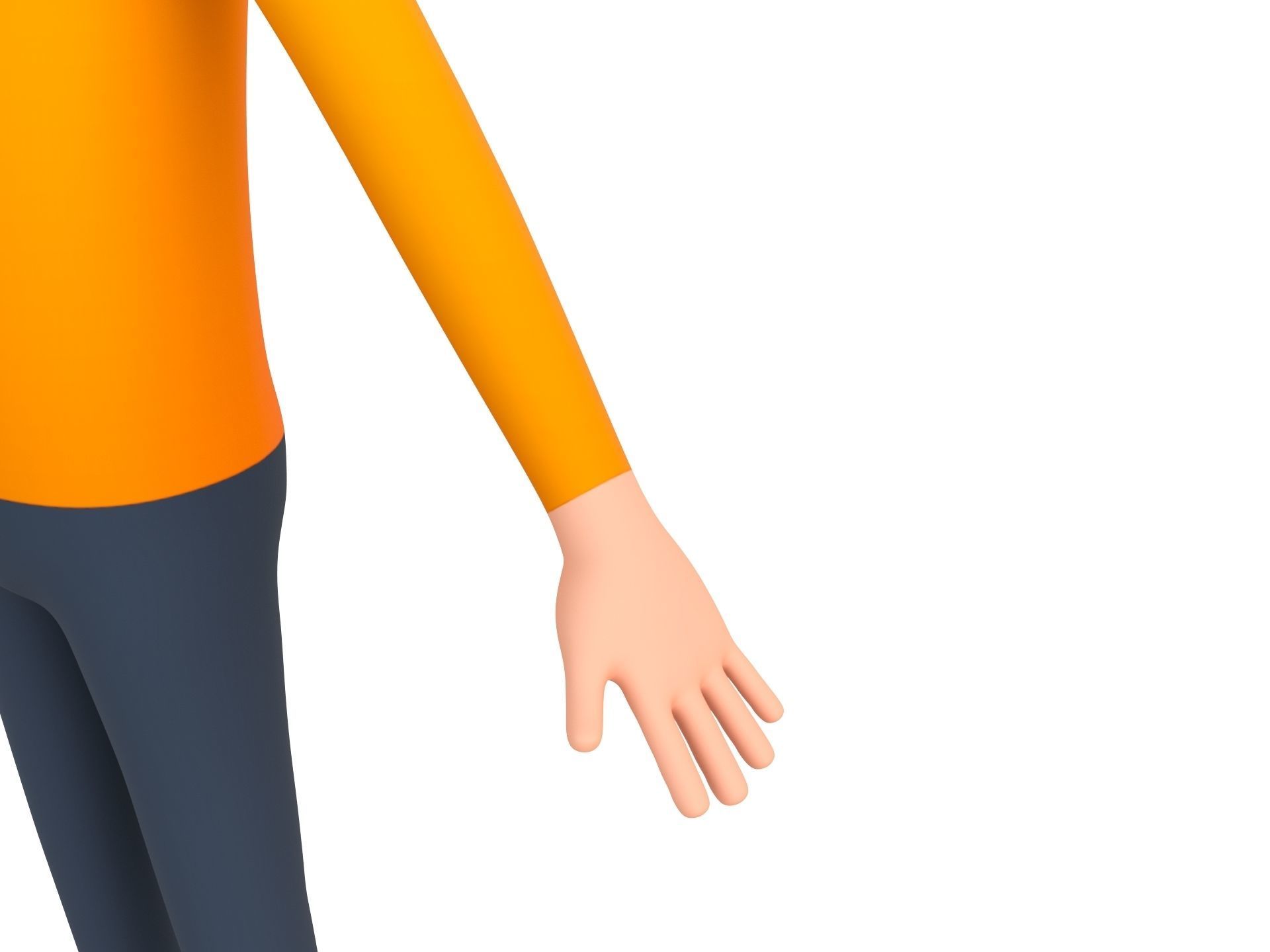 Character124 Rigged Man 3D model_9