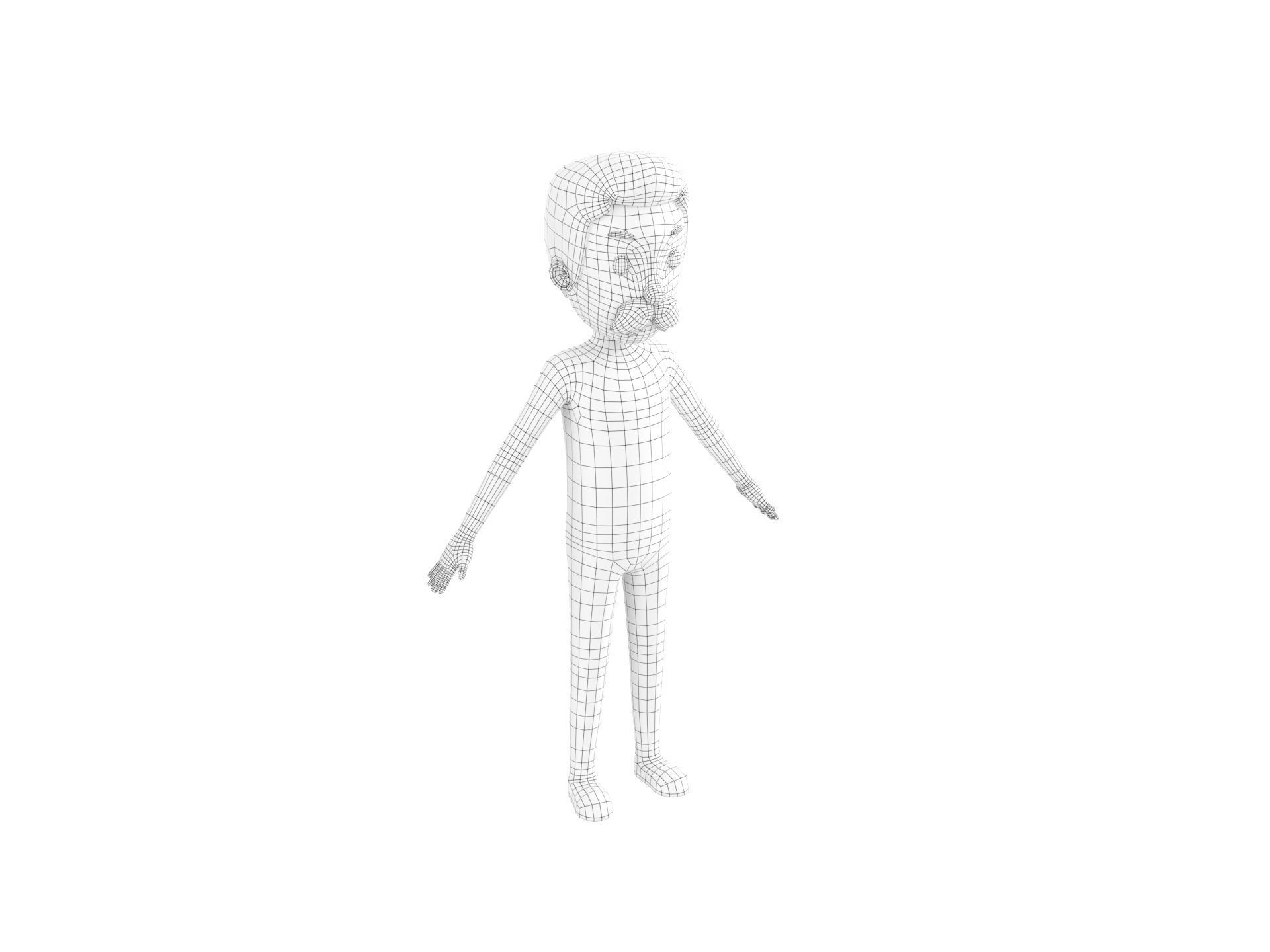 Character124 Rigged Man 3D model_20