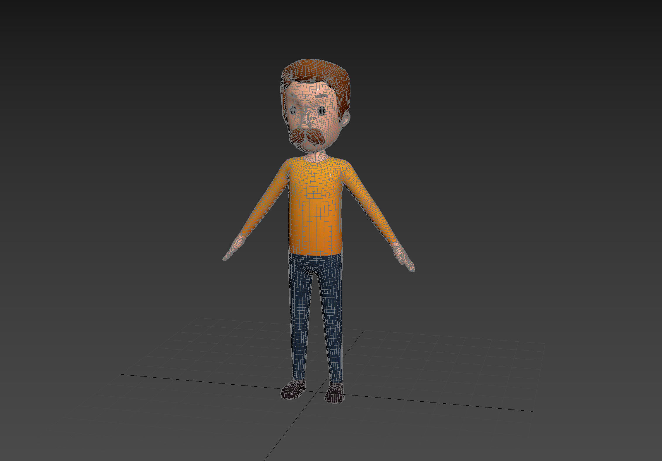 Character124 Rigged Man 3D model_14