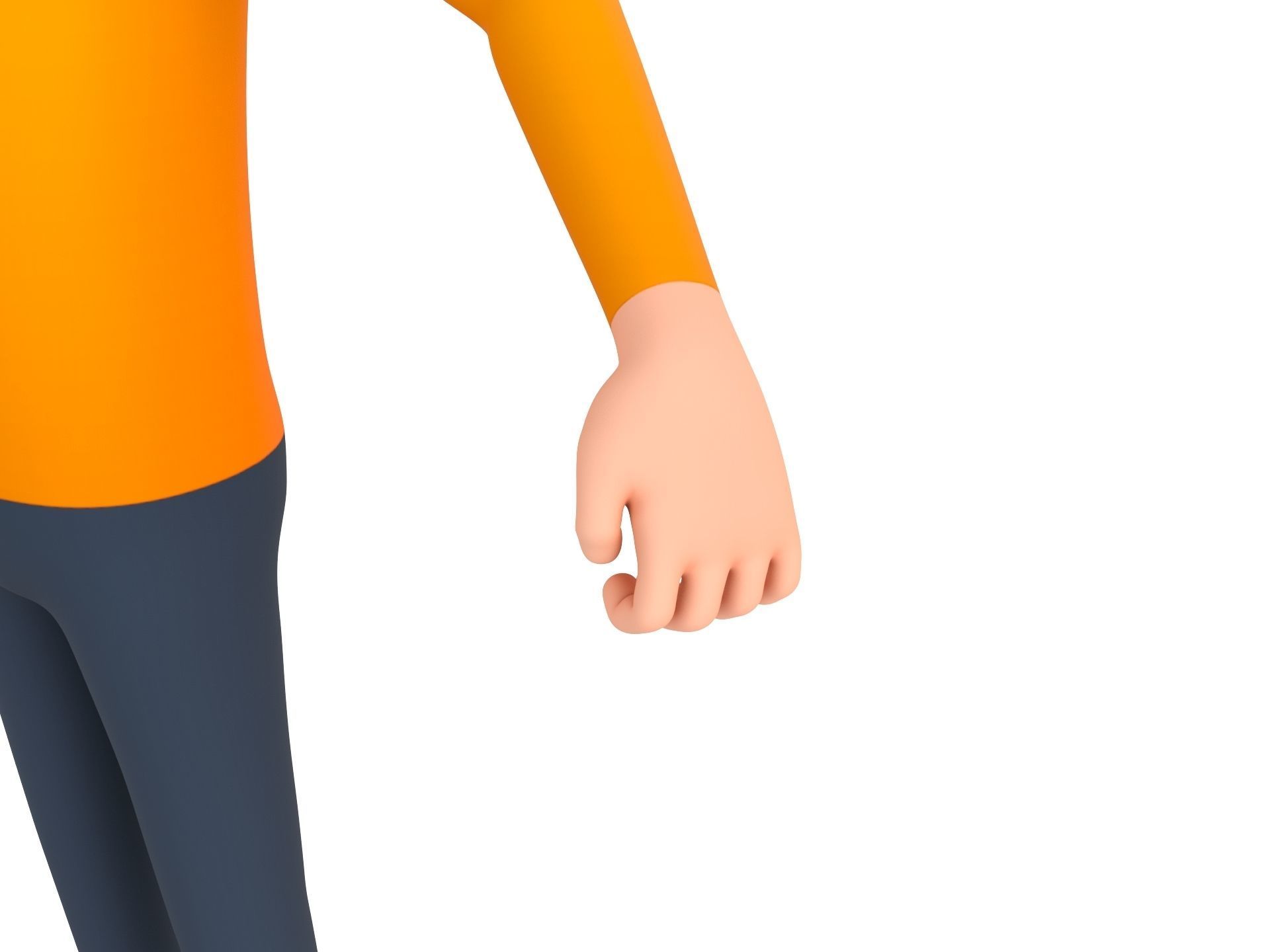 Character124 Rigged Man 3D model_10