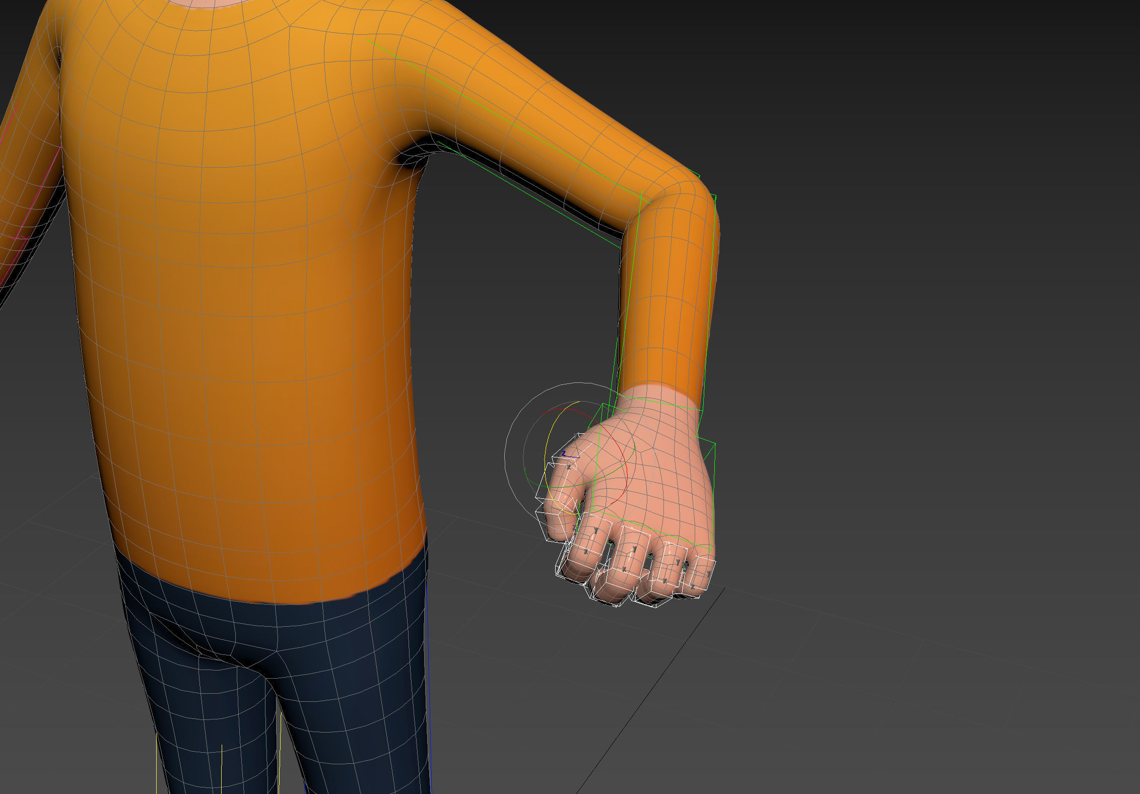 Character124 Rigged Man 3D model_15