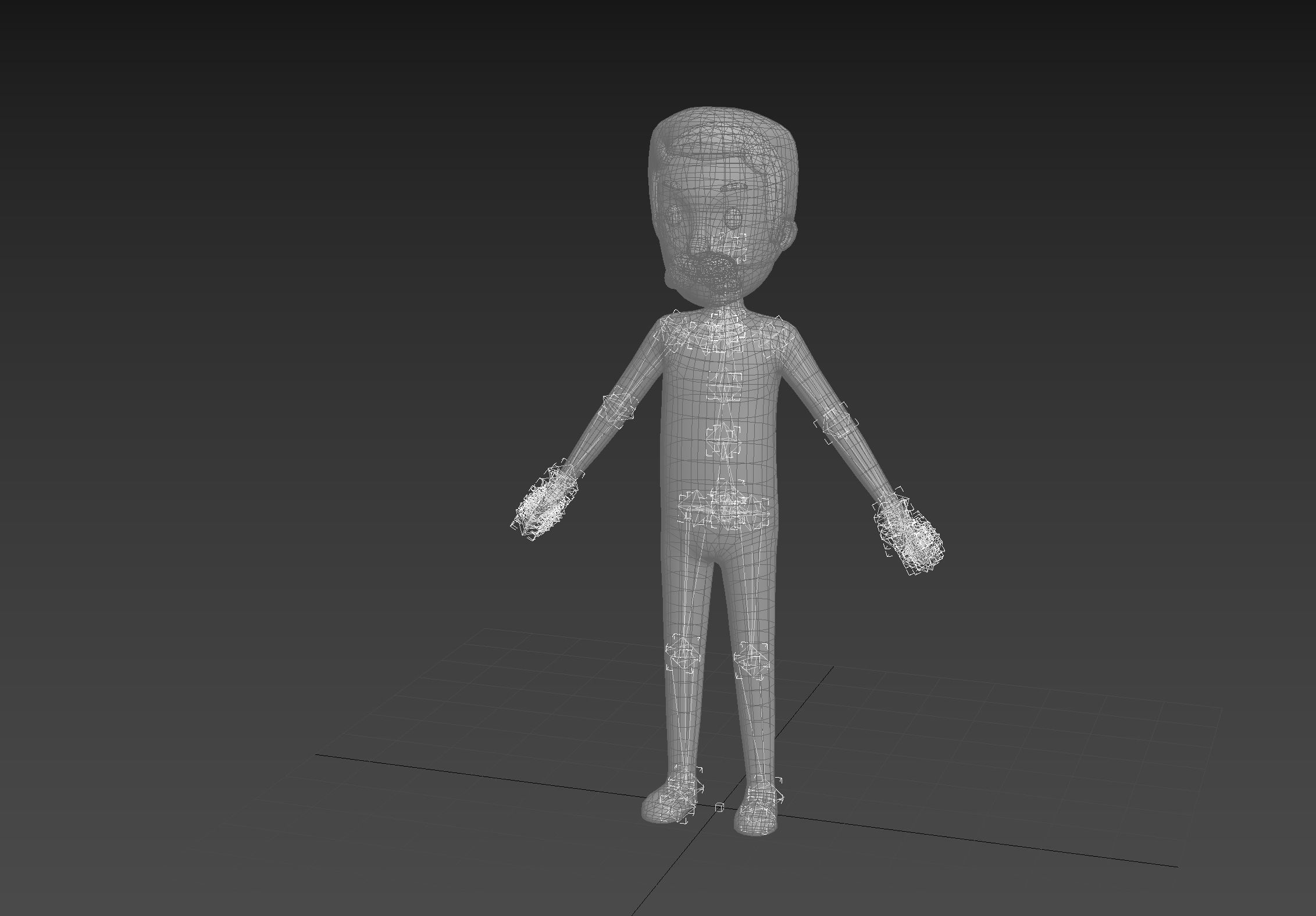 Character124 Rigged Man 3D model_19