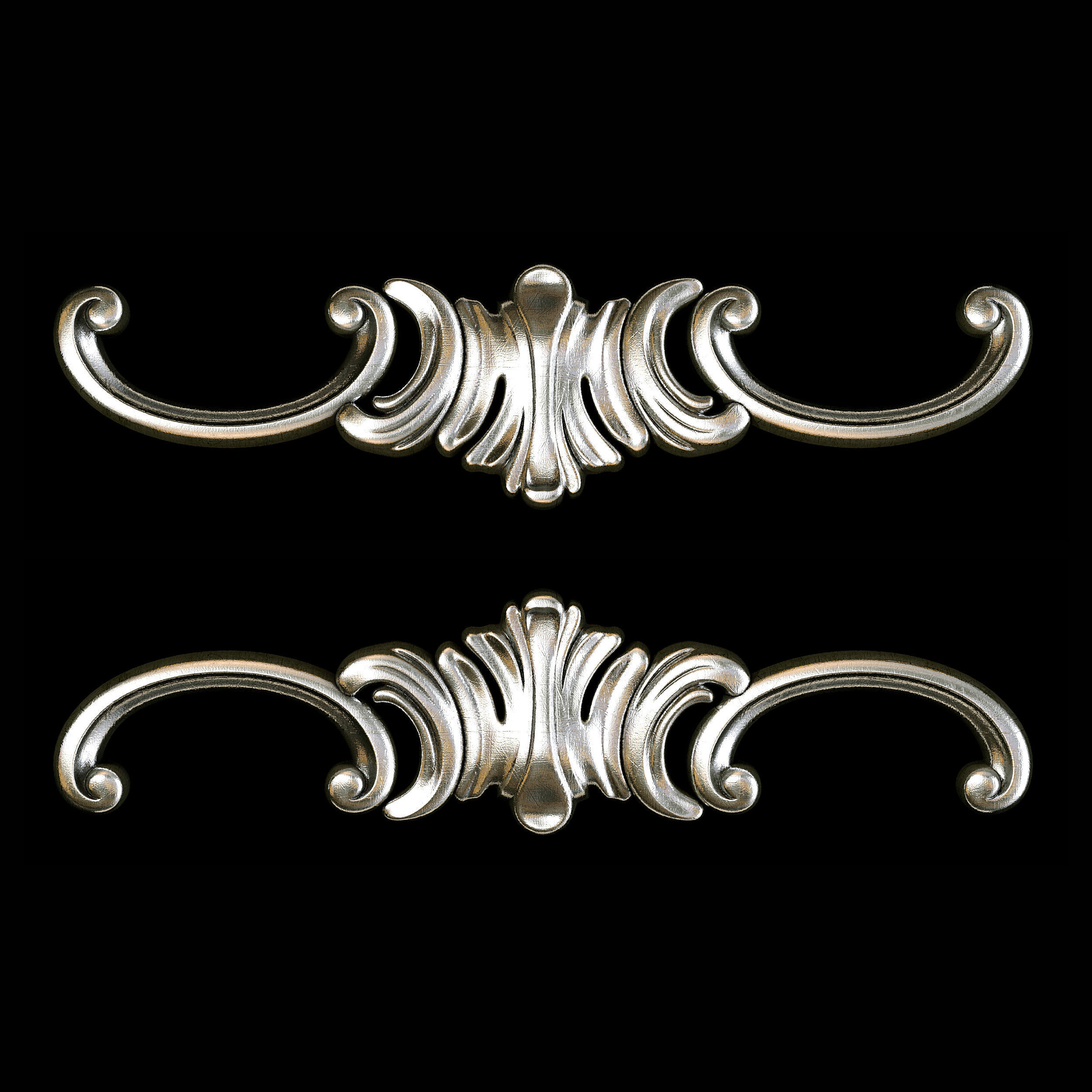 Classic carved 086 3D model_2