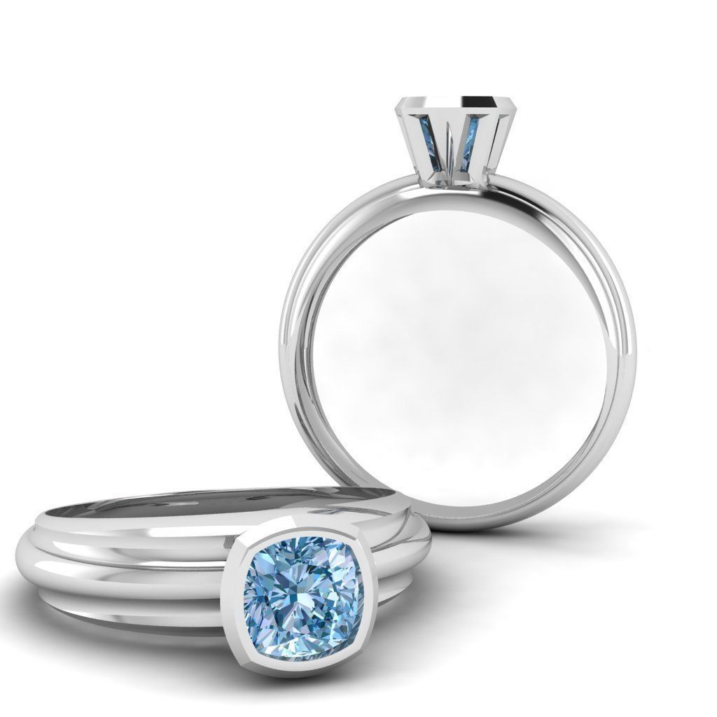 3d-model Solitare ring 3D print model_13