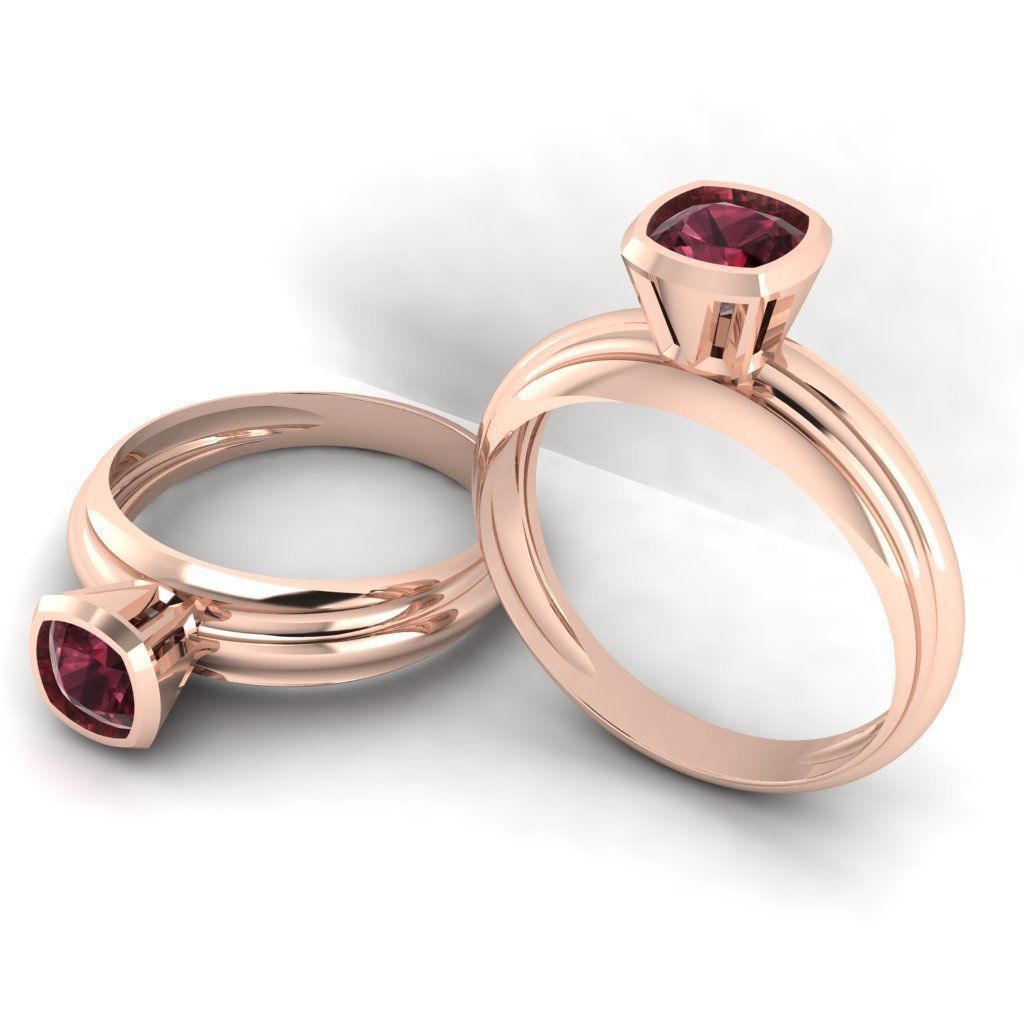 3d-model Solitare ring 3D print model_9