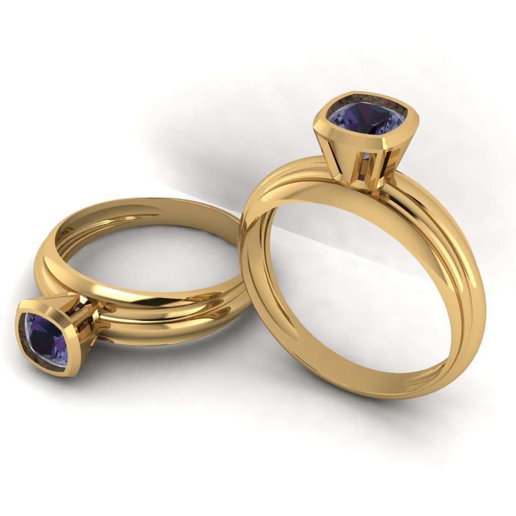 3d-model Solitare ring 3D print model_11