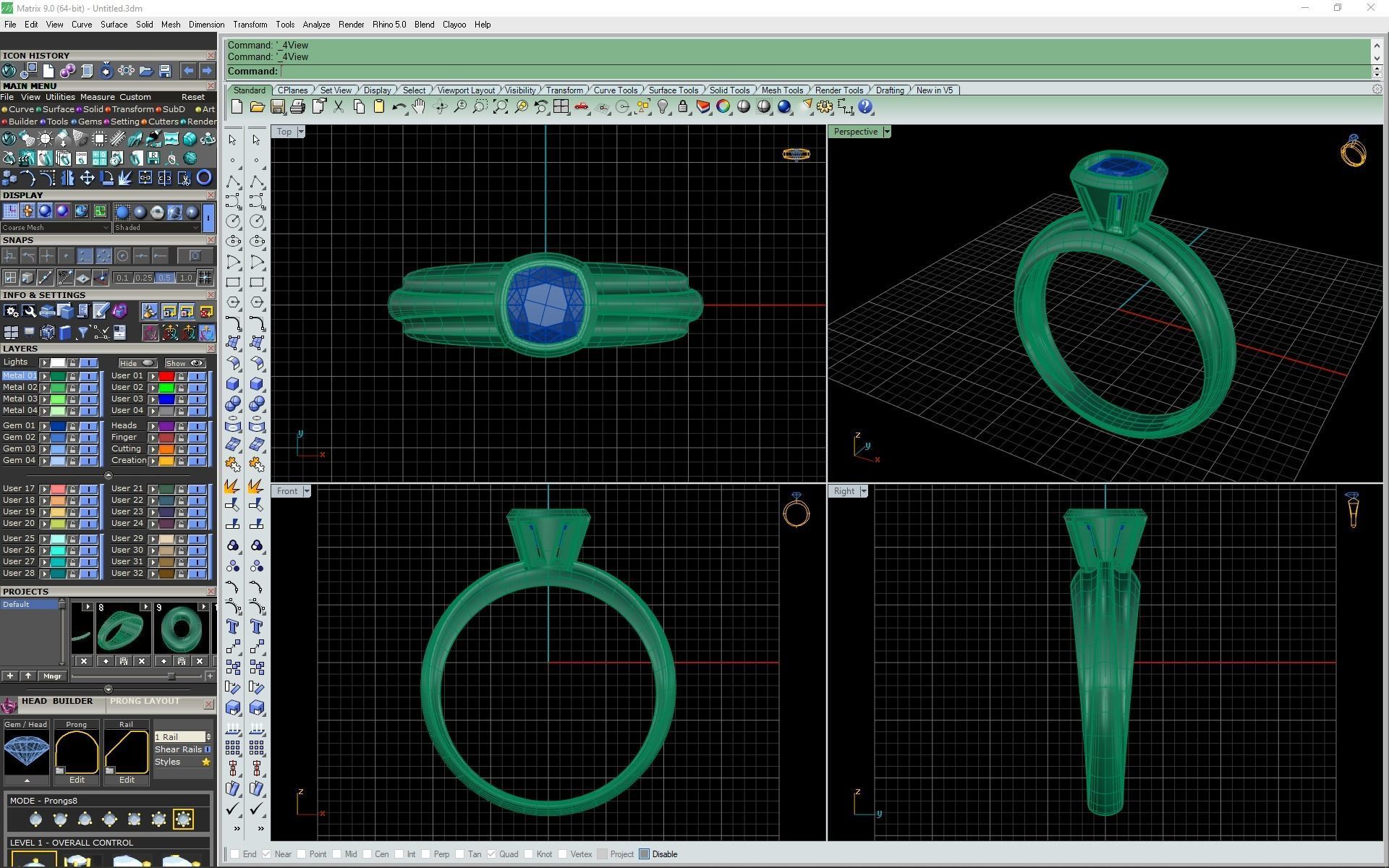 3d-model Solitare ring 3D print model_16