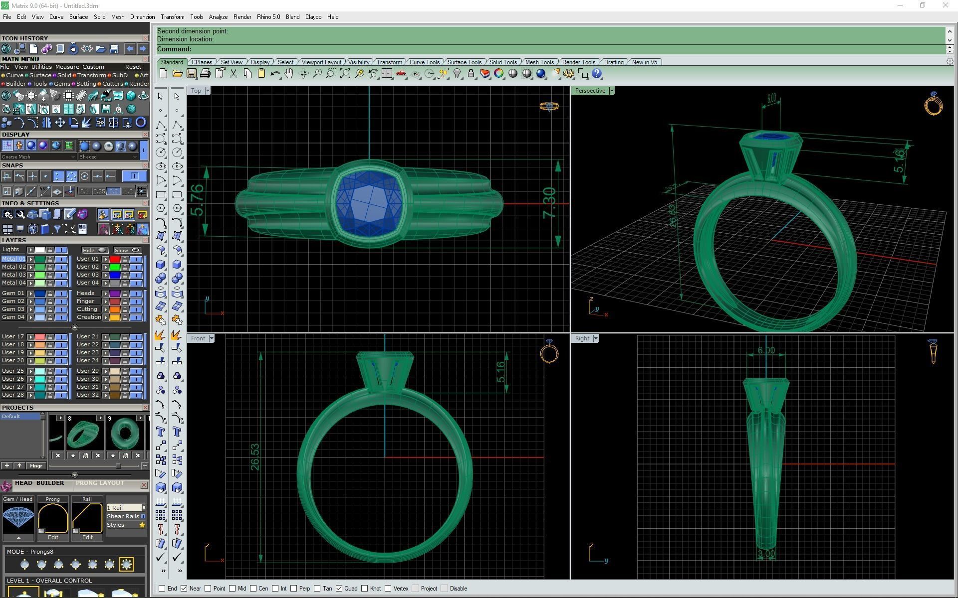 3d-model Solitare ring 3D print model_17