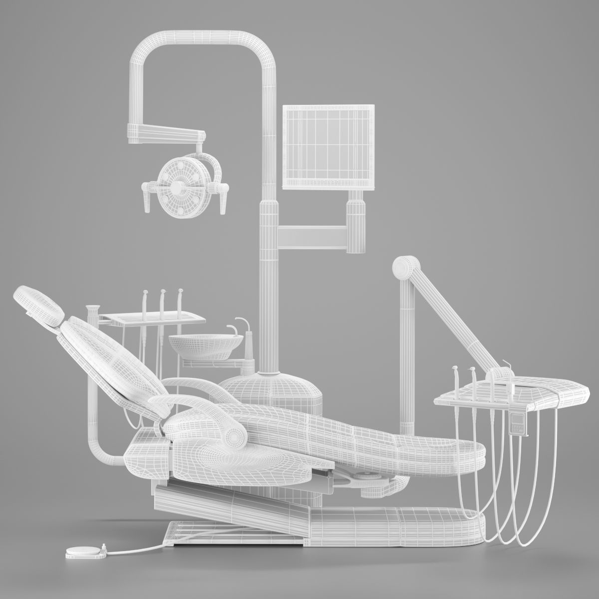 Dental Station 3D model 3D model_7