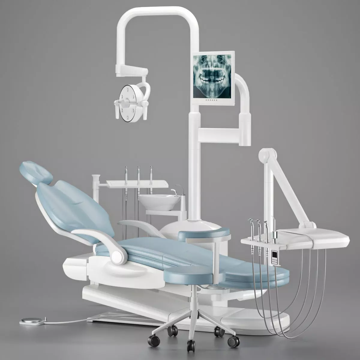 Dental Station 3D model 3D model_0