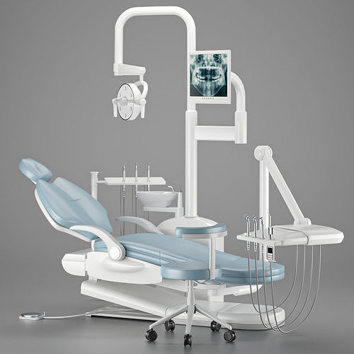 Dental Station 3D model 3D model