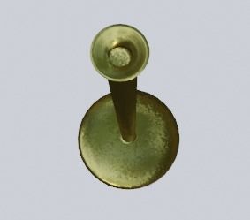 Candlestick brass pipe Free low-poly 3D model_6