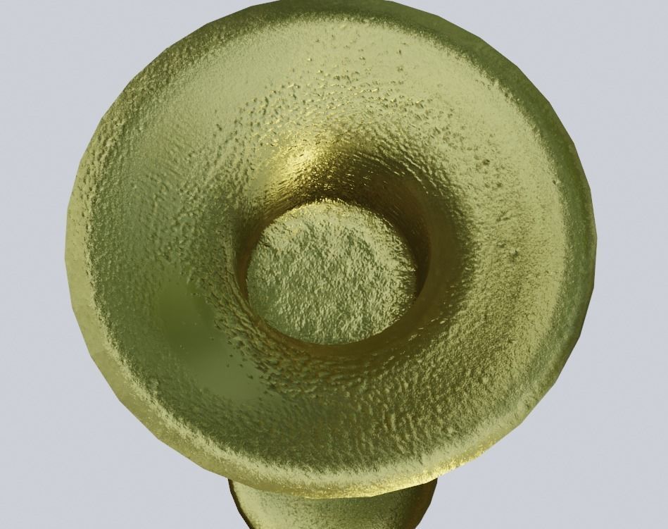 Candlestick brass pipe Free low-poly 3D model_4