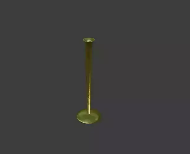 Candlestick brass pipe
