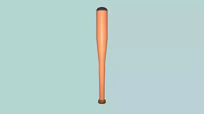 Low Poly Hyper Casual Baseball Bat
