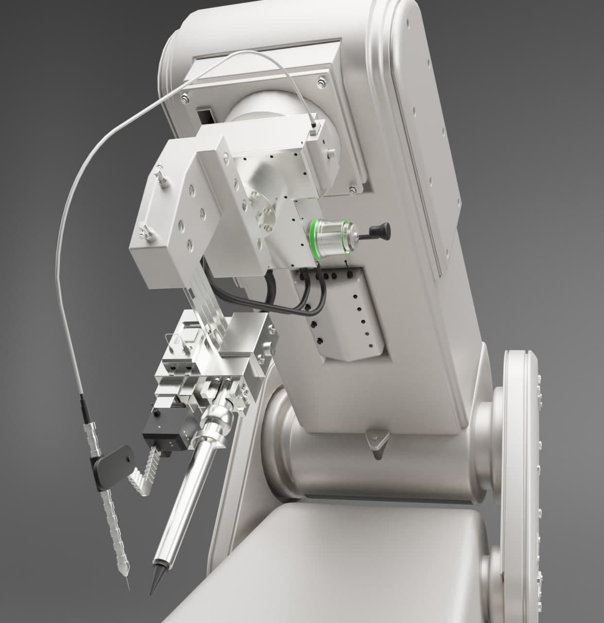 5 Industrial Robot Arm and 5 tools 3D model_17