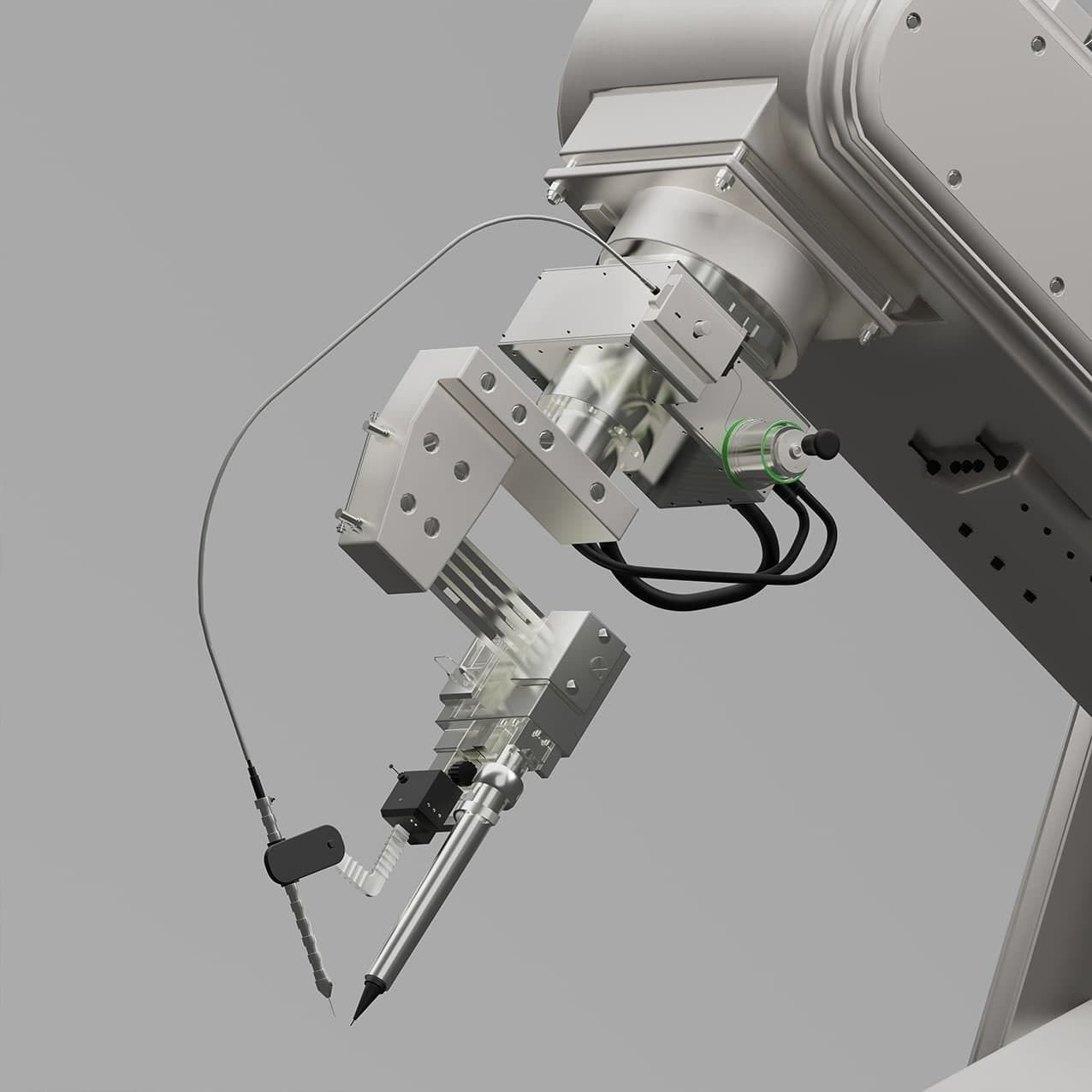 5 Industrial Robot Arm and 5 tools 3D model_14