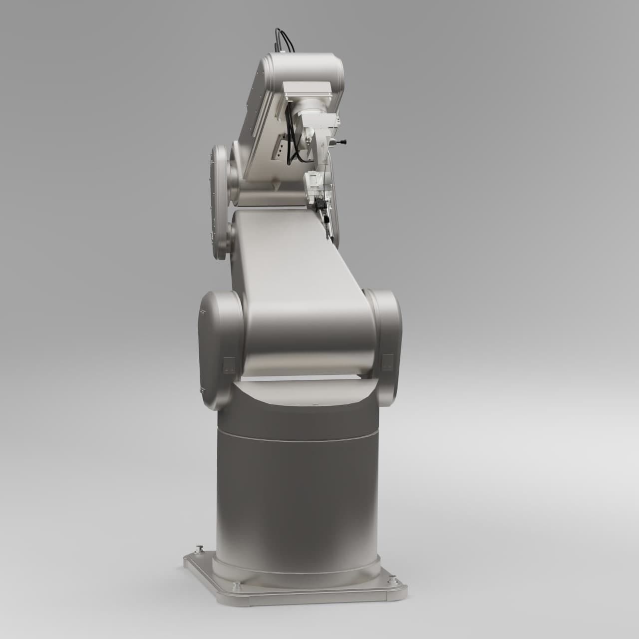5 Industrial Robot Arm and 5 tools 3D model_18
