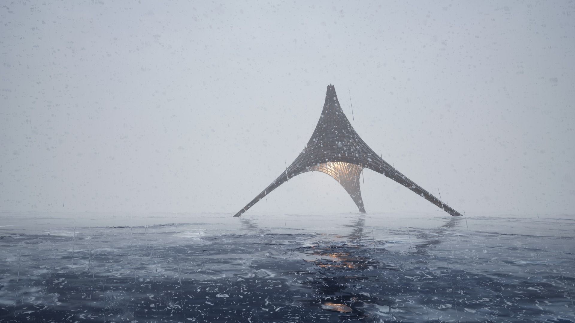 Futuristic Tent 3D model_33