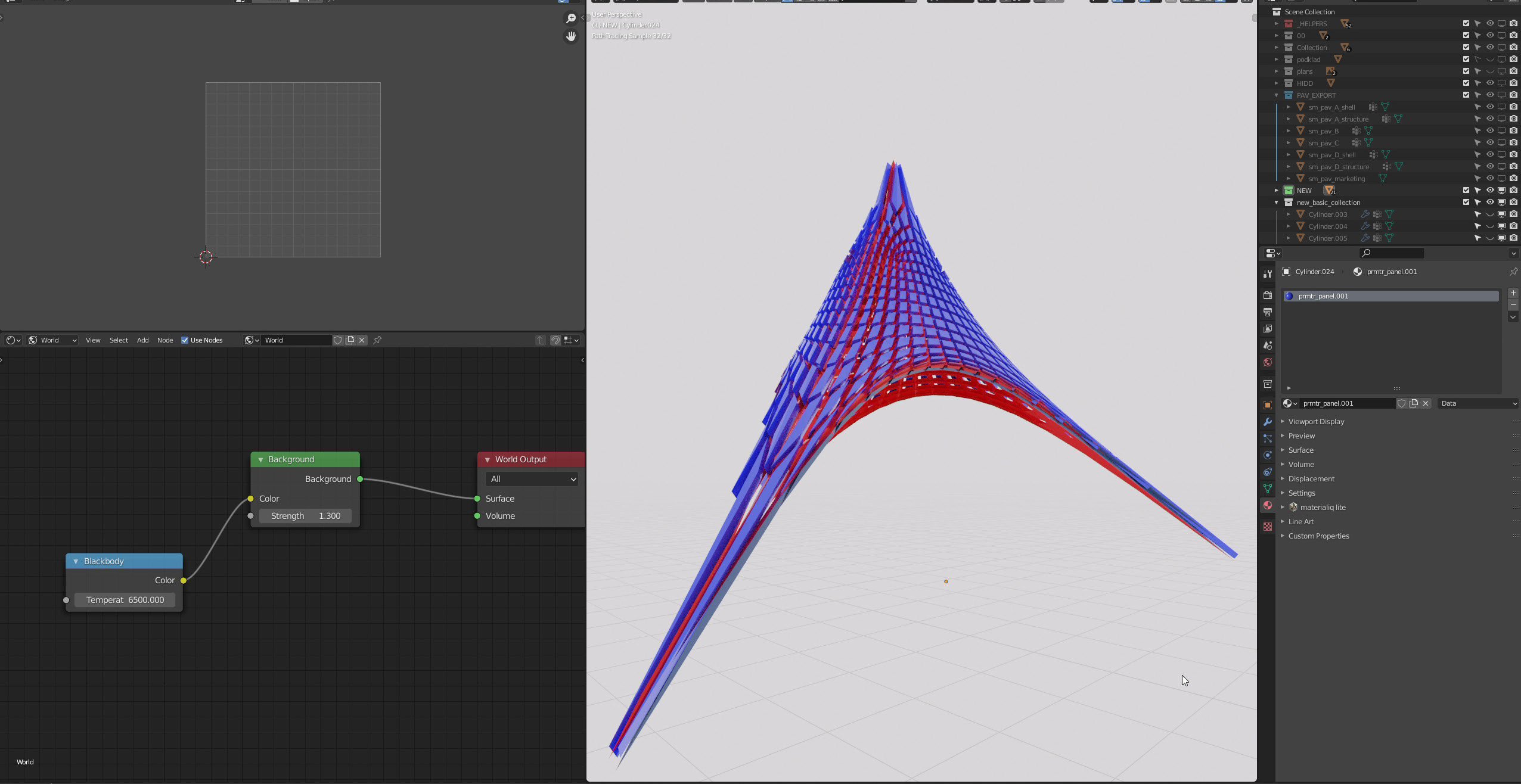 Futuristic Tent 3D model_7