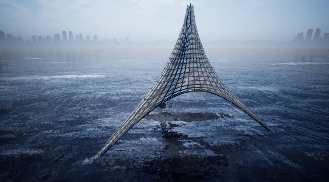 Futuristic Tent 3D model_28