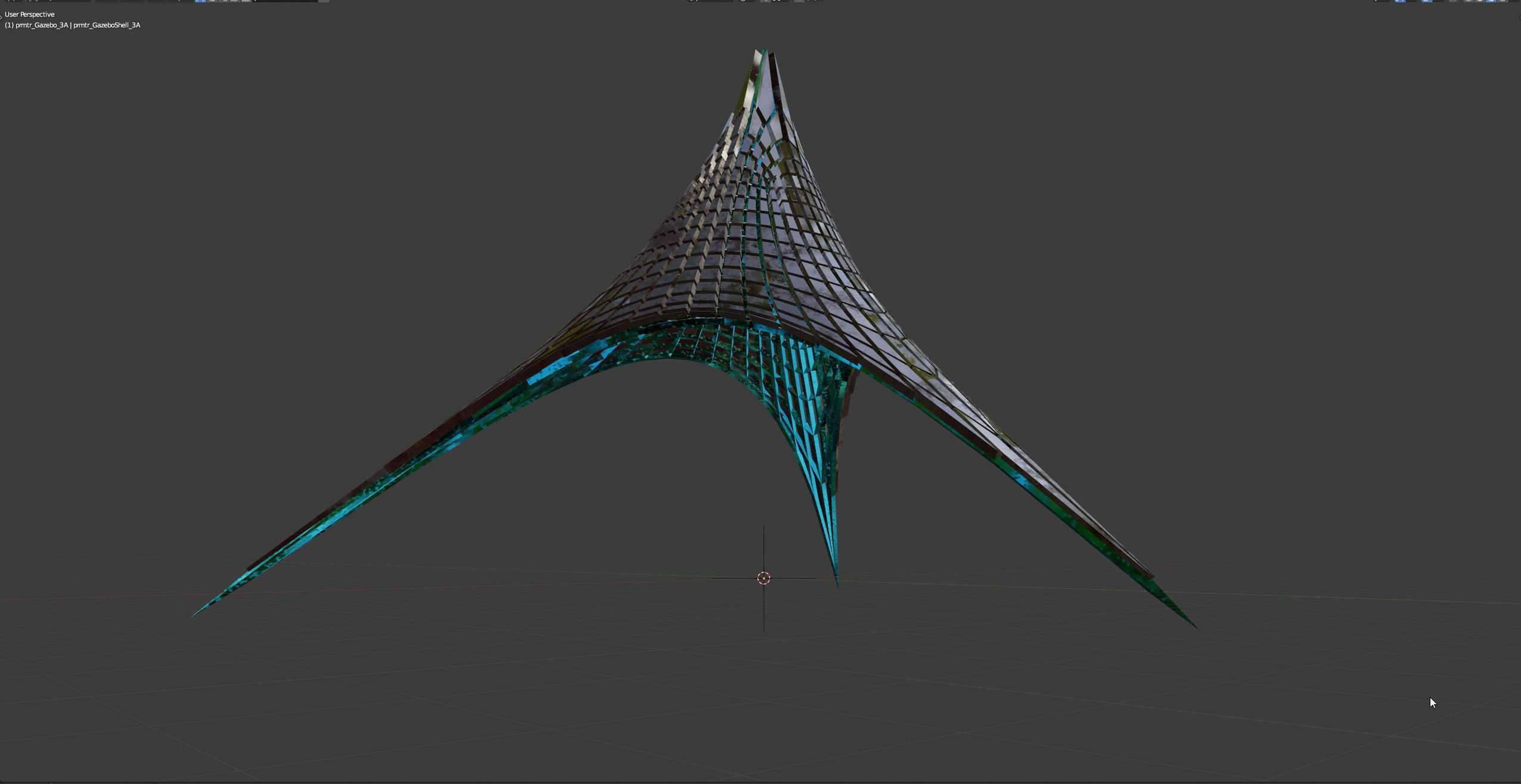 Futuristic Tent 3D model_10