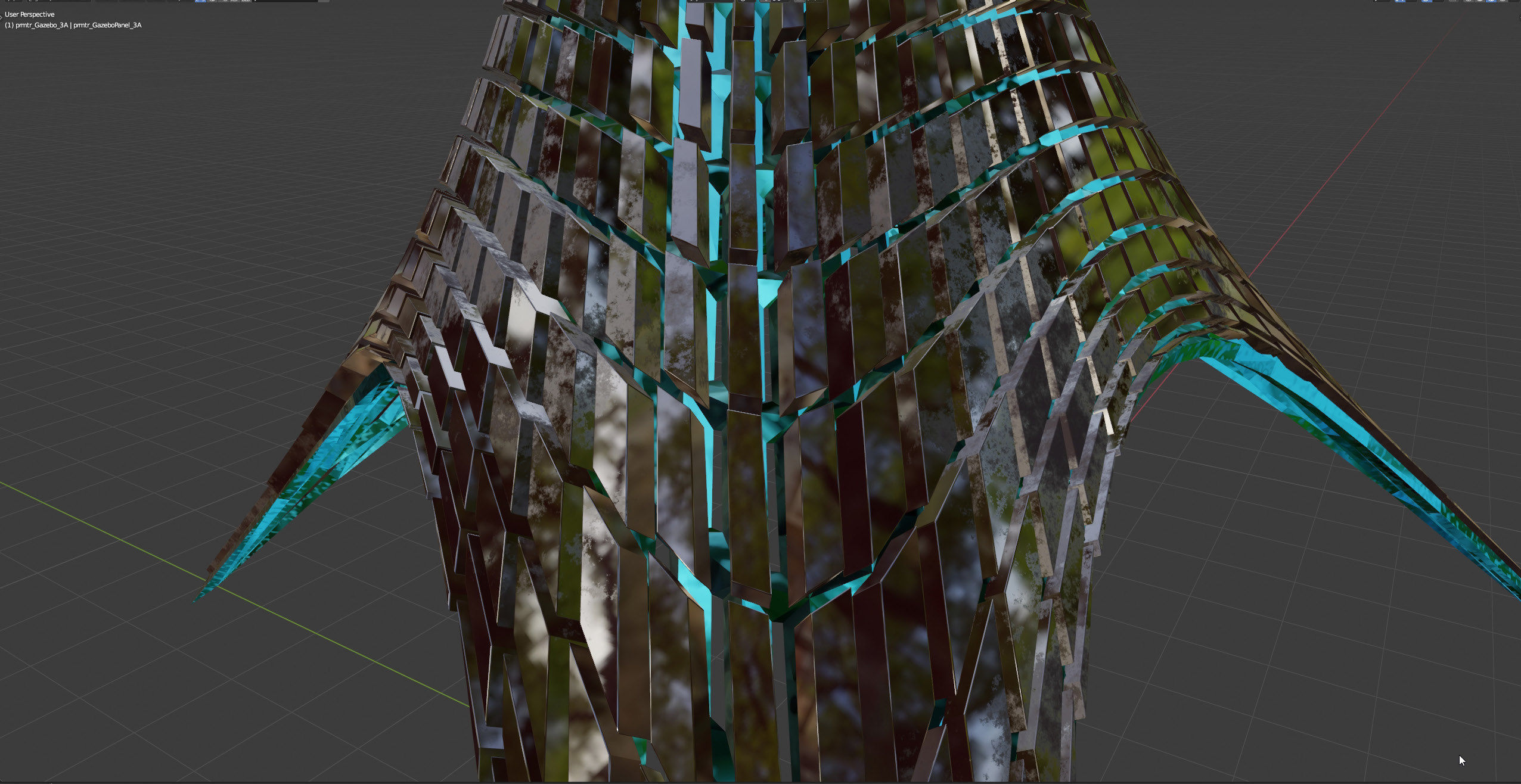 Futuristic Tent 3D model_20