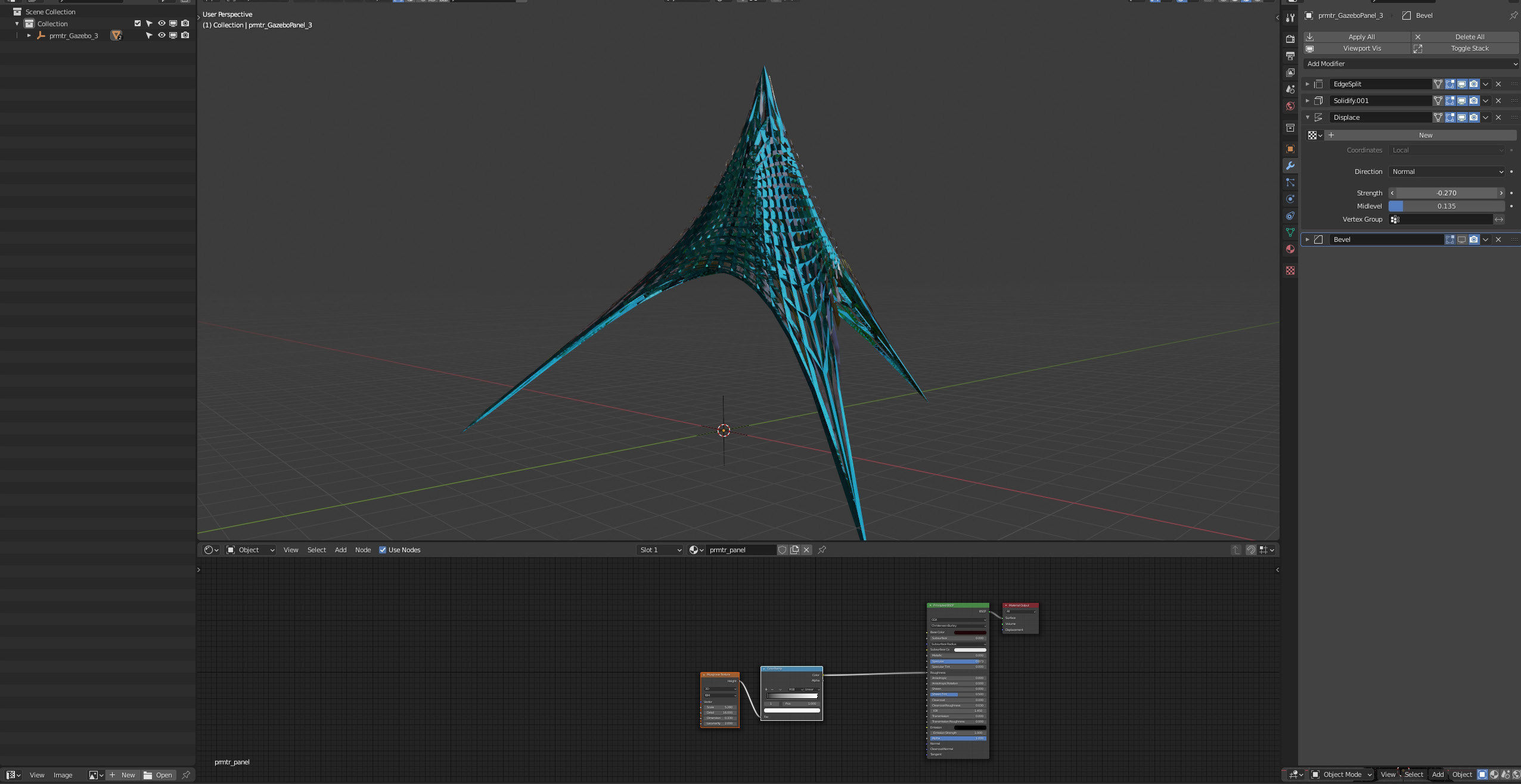 Futuristic Tent 3D model_25