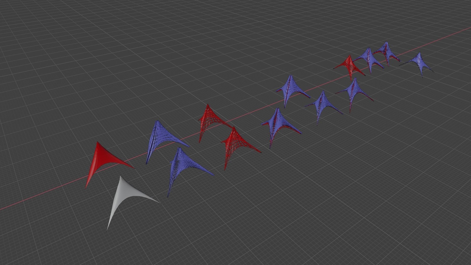 Futuristic Tent 3D model_8