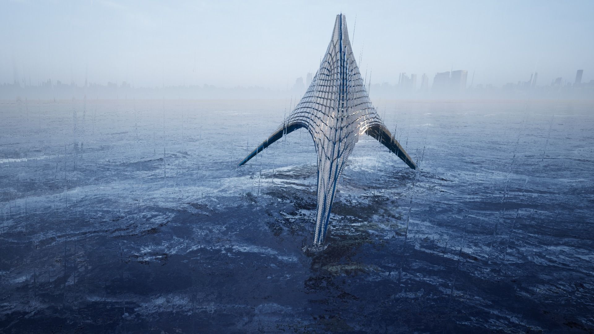 Futuristic Tent 3D model_27