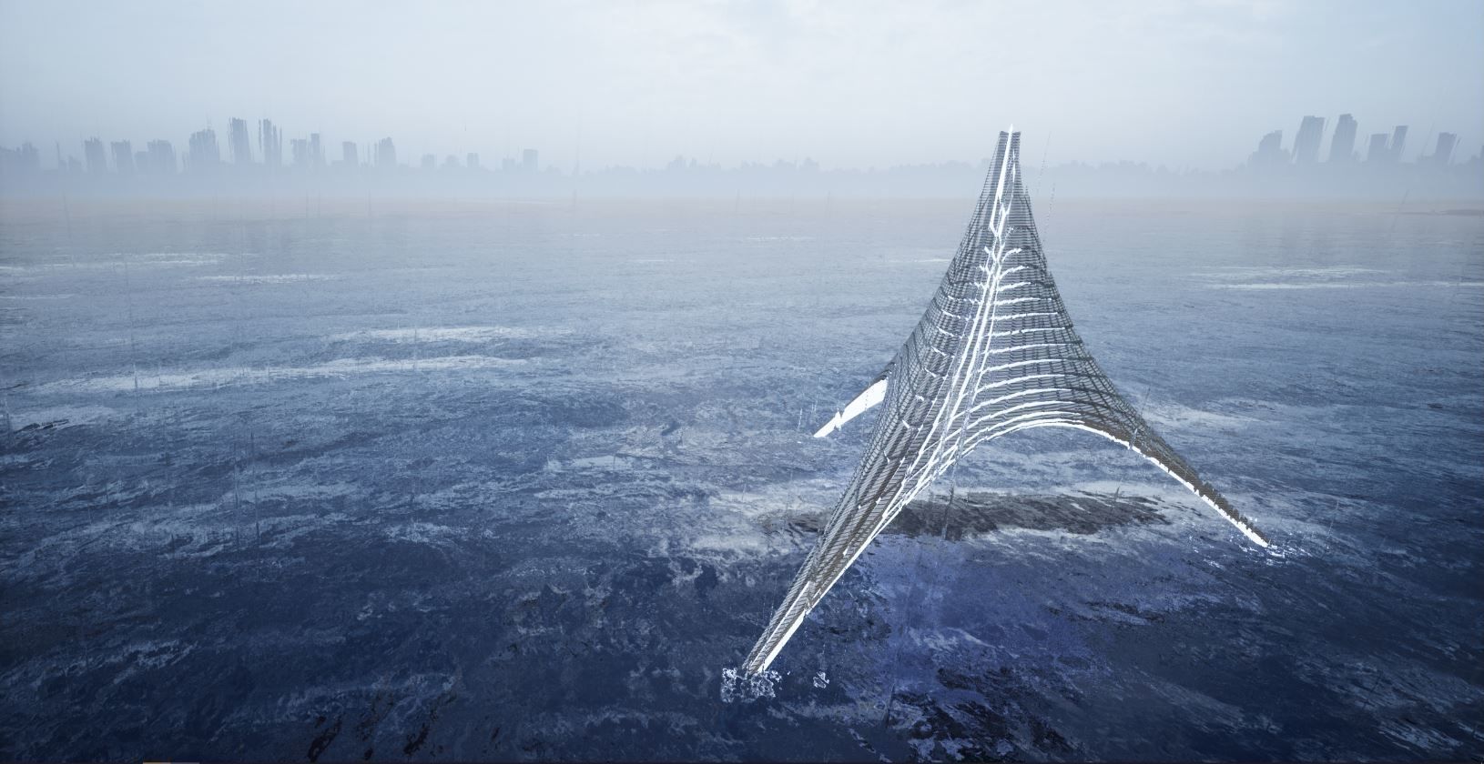 Futuristic Tent 3D model_30