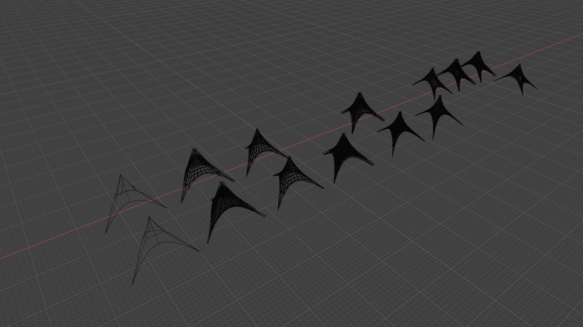 Futuristic Tent 3D model_9