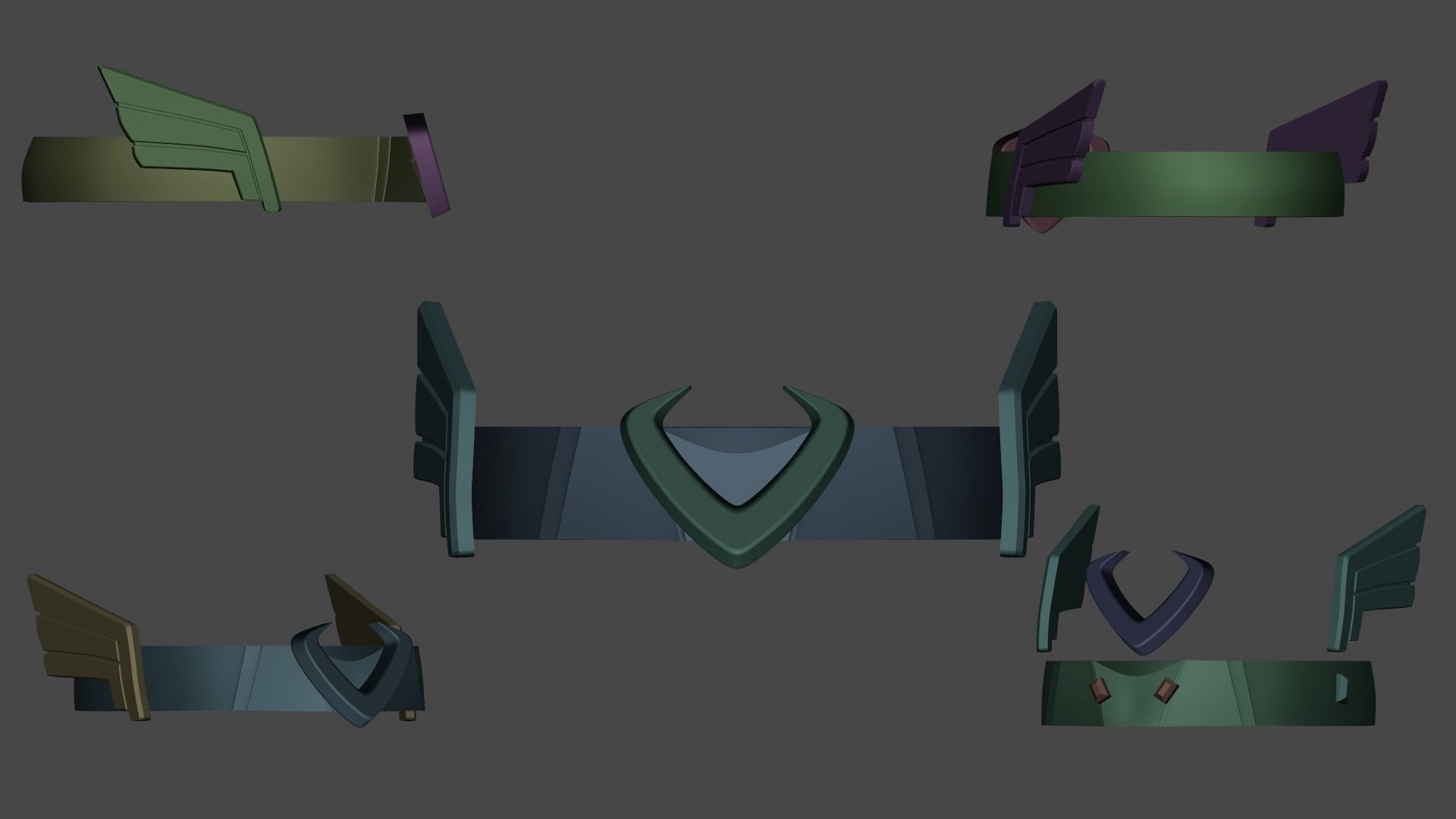 Kid Loki Crown 3D 3D print model_5