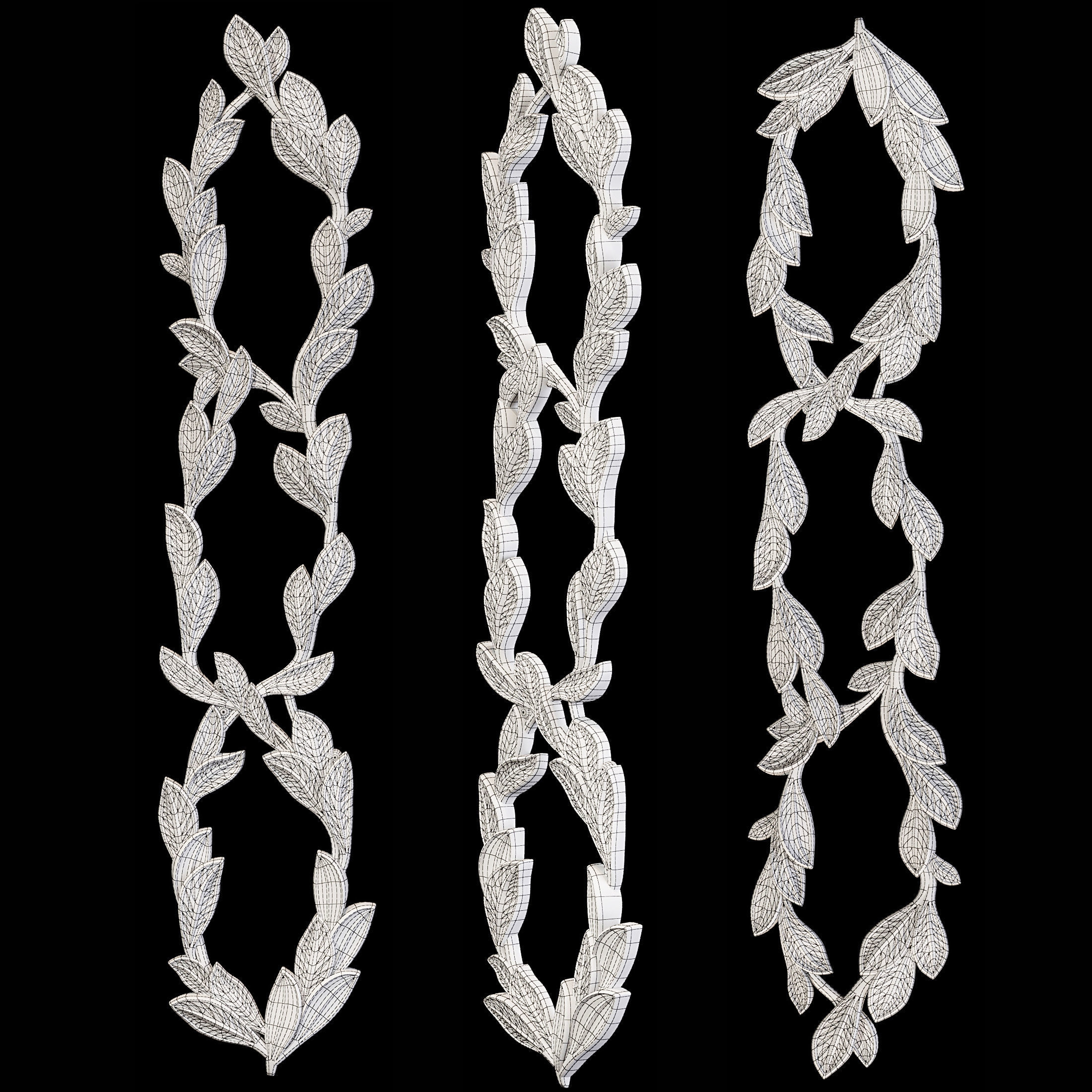 Classic carved 087 3D model_5