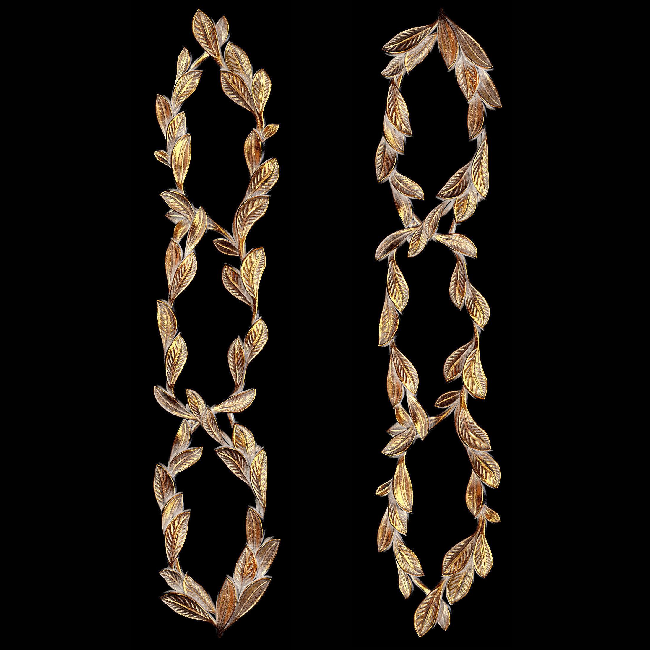 Classic carved 087 3D model_1