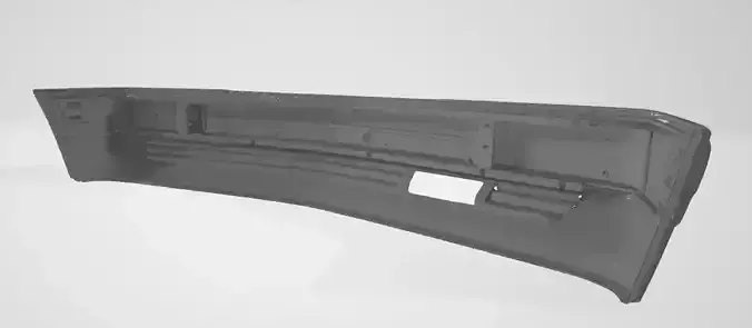 MERCEDES 190E 190 W201 FRONT BUMPER - 3D SCAN