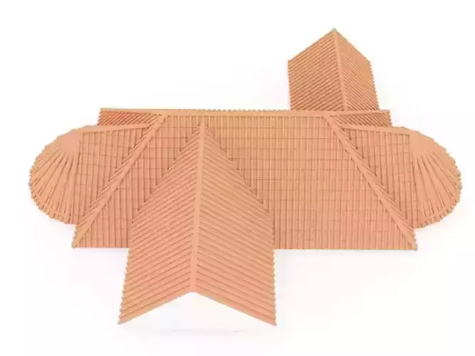 Realistic Roof Shingles 15