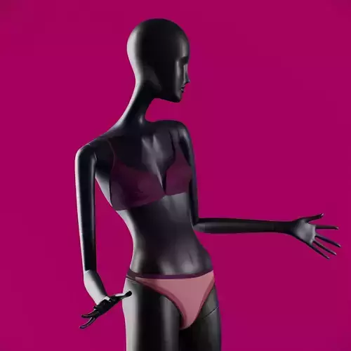 Woman swim V-splice Bralette Purple