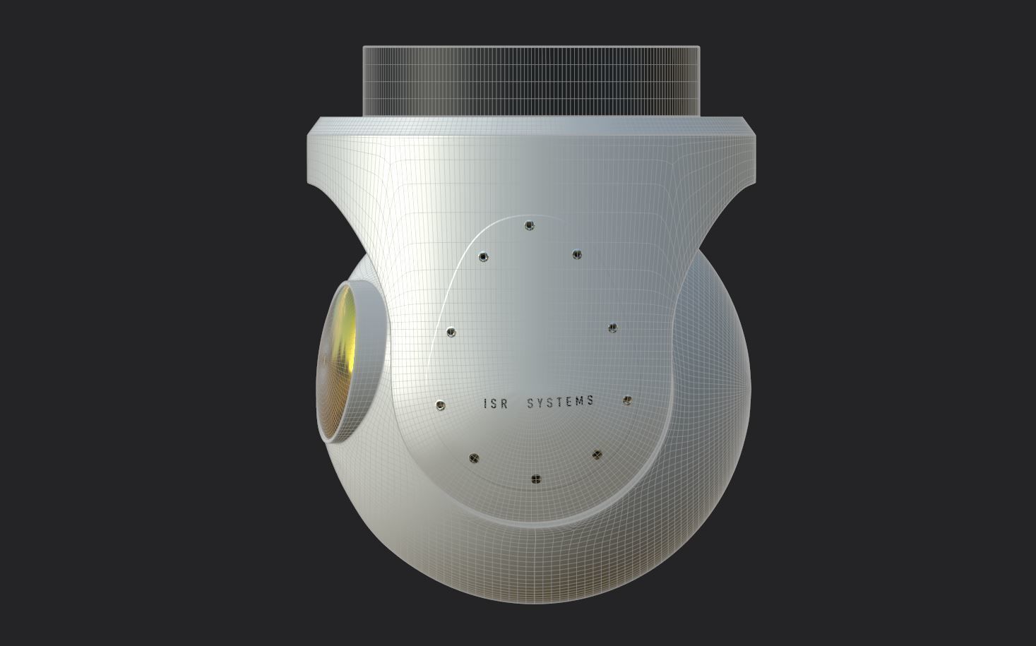 Drone UAV Camera 3D model_5