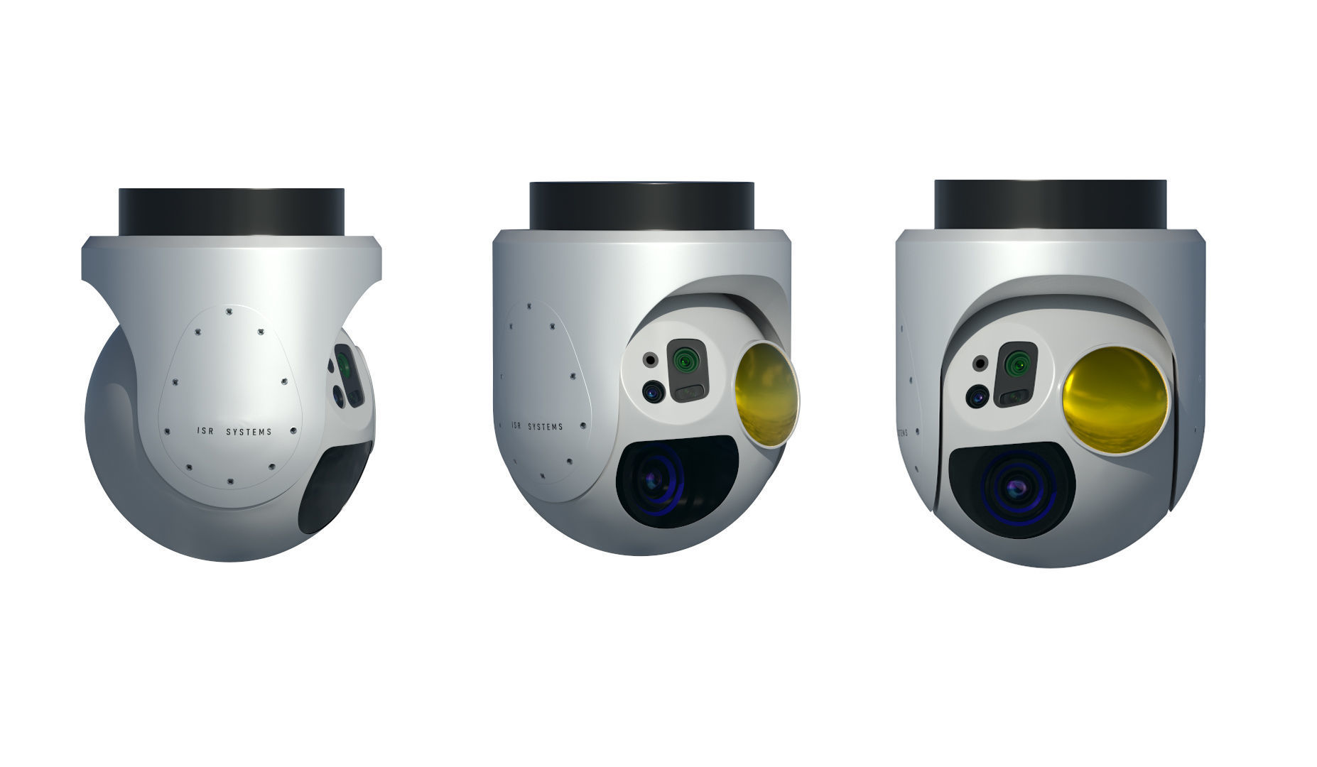 Drone UAV Camera 3D model_1