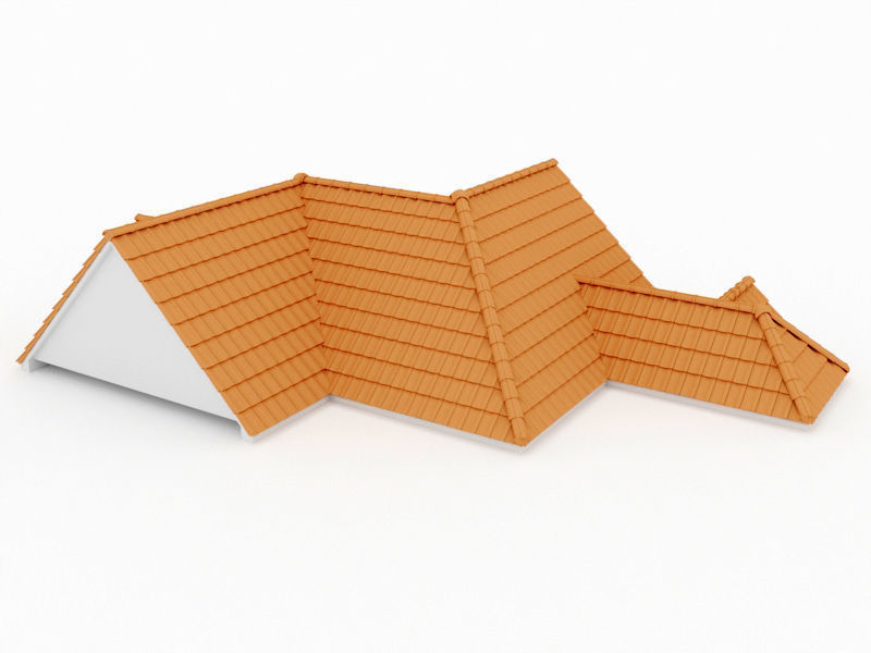 Realistic Roof Shingles 16 3D model_1