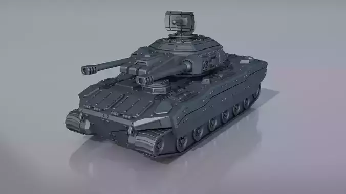 Battle tank V-4 -model for 3d printer