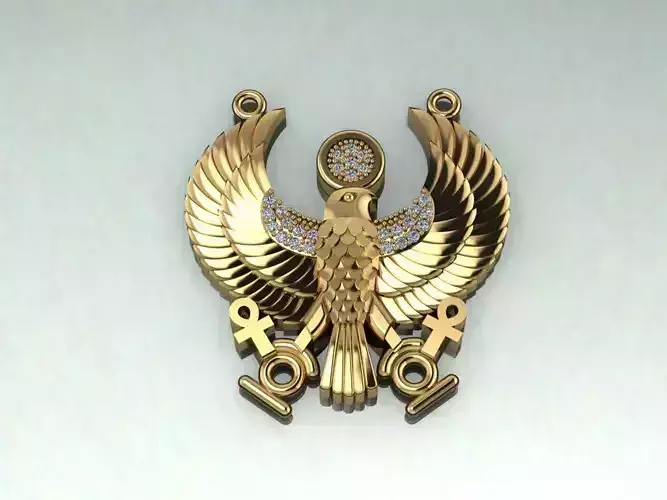 pharaonic horus pendant 