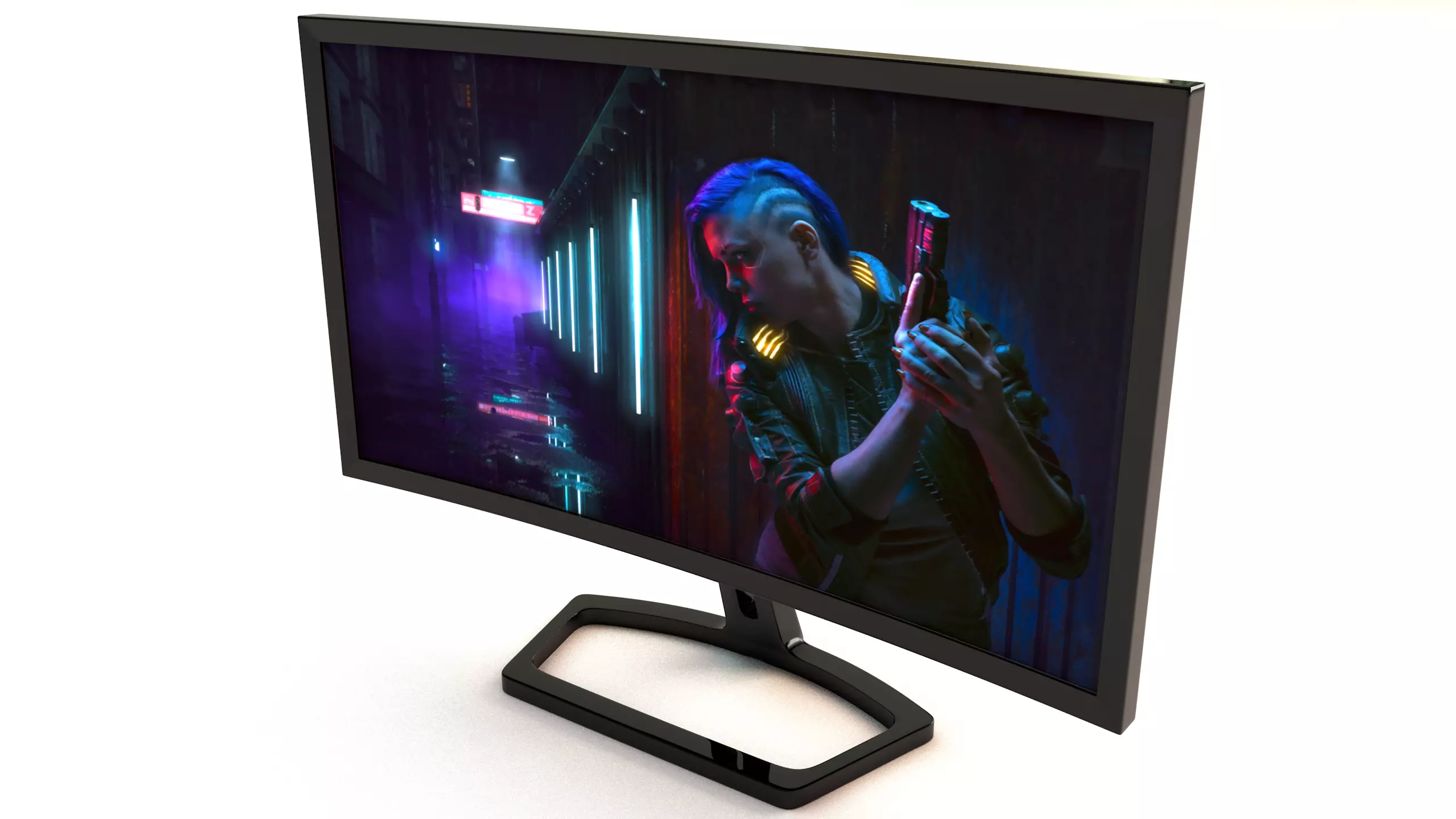 Monitor best gaming monitors 3D model_0