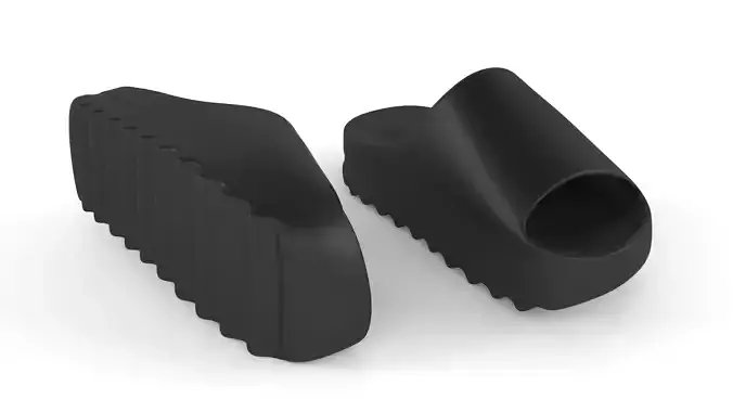 Slide Sandal Slipper 3D model