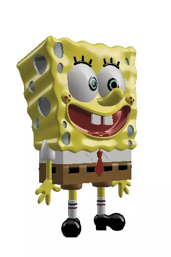 sponge bob model 3D print model_0